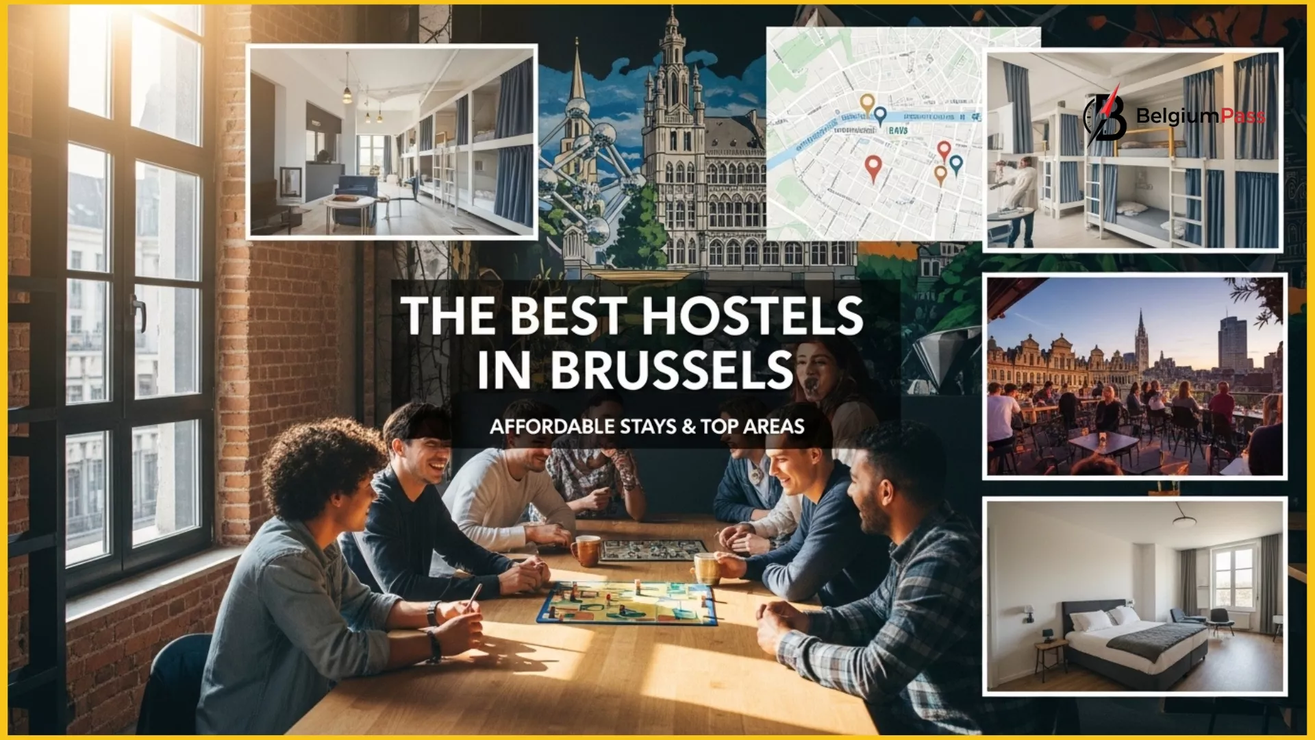 The Best Hostels to Stay in Brussels – Affordable Stays & Top Areas